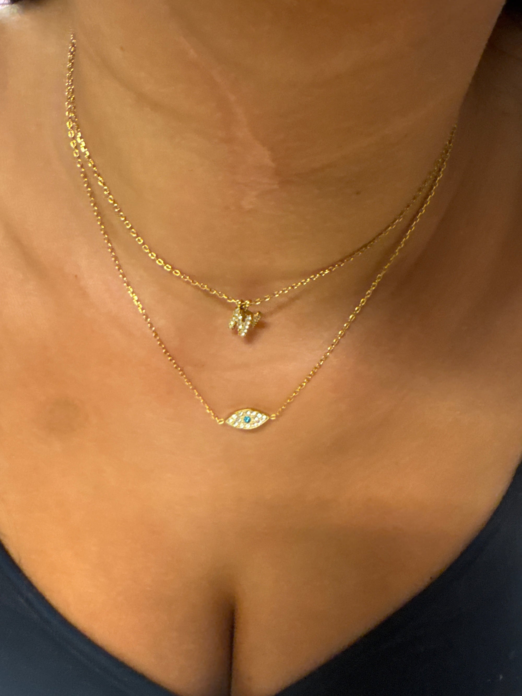 Golden Eye Necklace