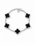 Silver & Noiré Lucky Bracelet