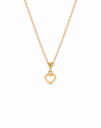 Amour Heart Signature Charm