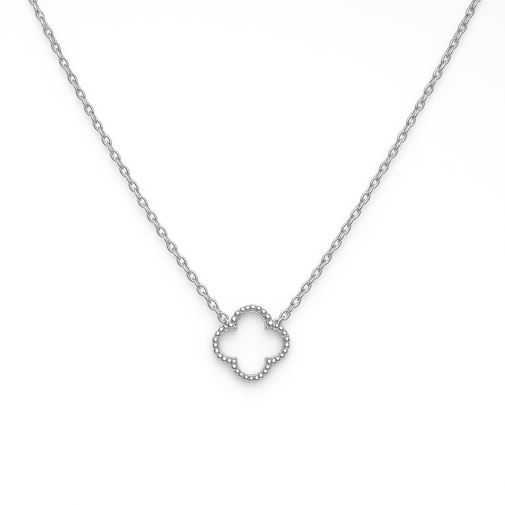 Silver lucky Fleur