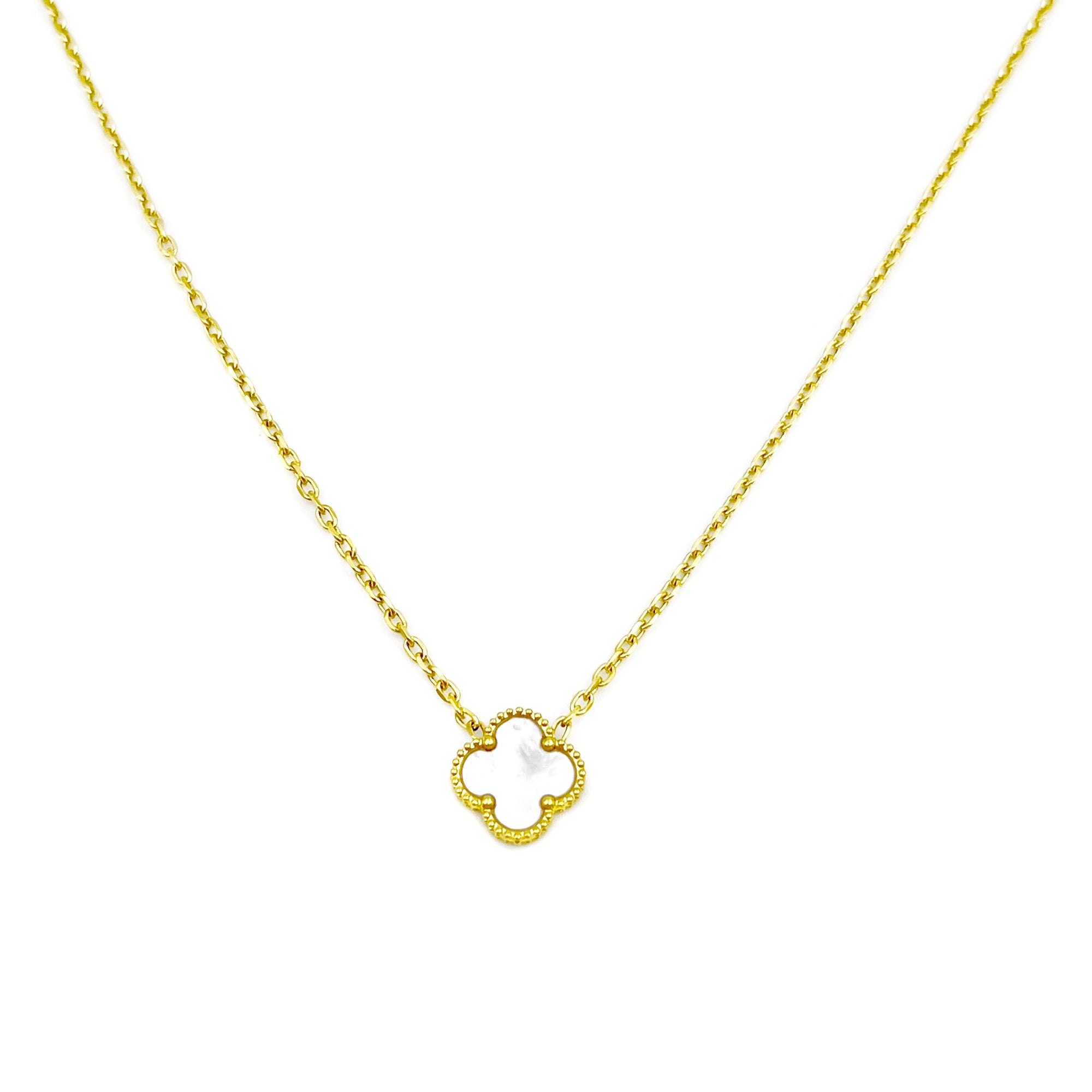 Lucky Fleur Pearl & Radiance Necklace