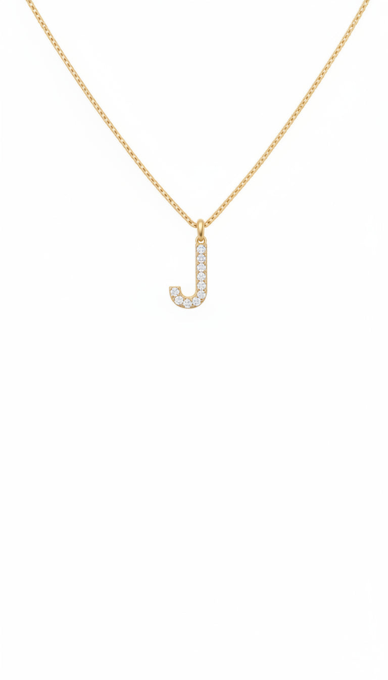 Sparkle Letter Necklace