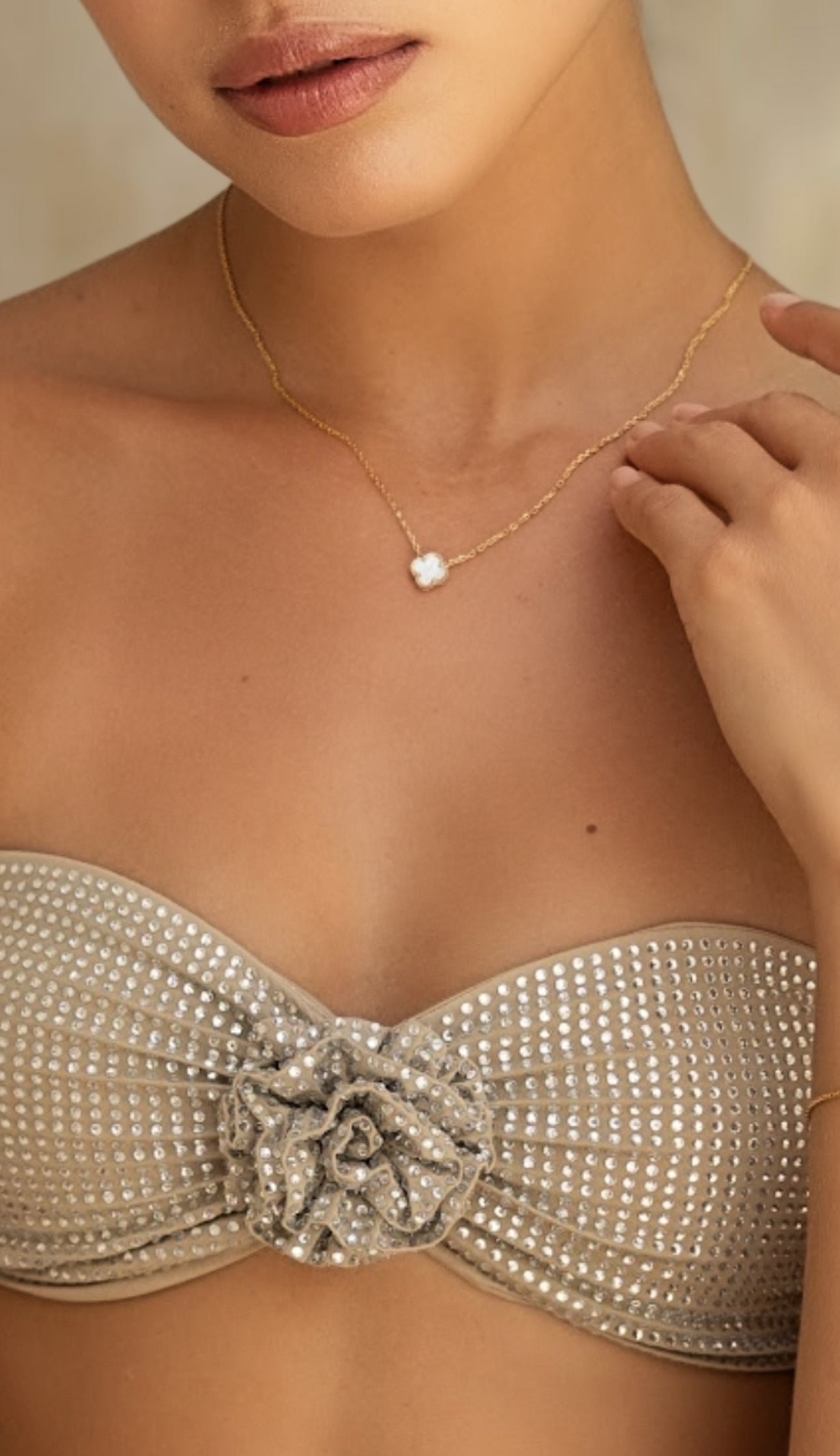 Lucky Fléur Pearl &amp; Radiance Necklace