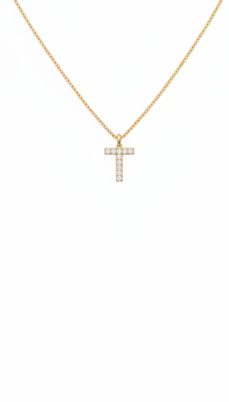 Sparkle Letter Necklace