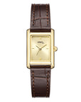 Croc Brown Leather Band