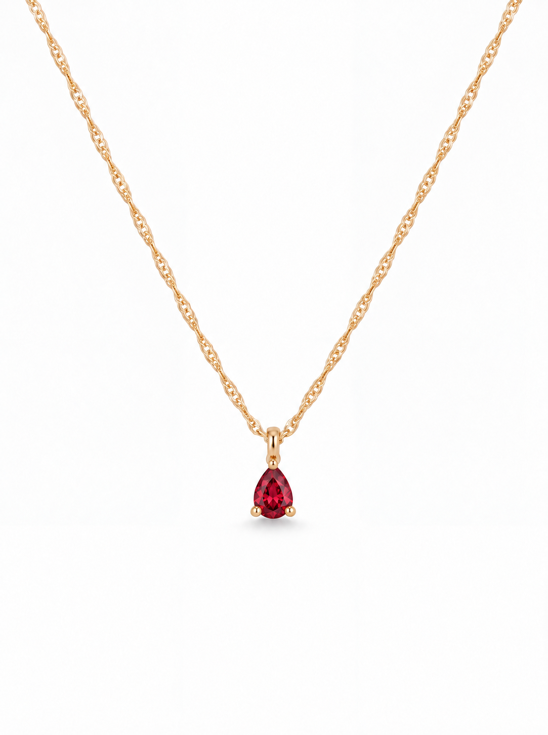 Birthstone Drop Necklace / July