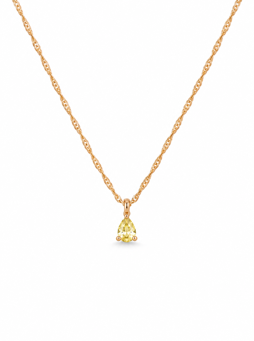 Birthstone Drop Necklace / November
