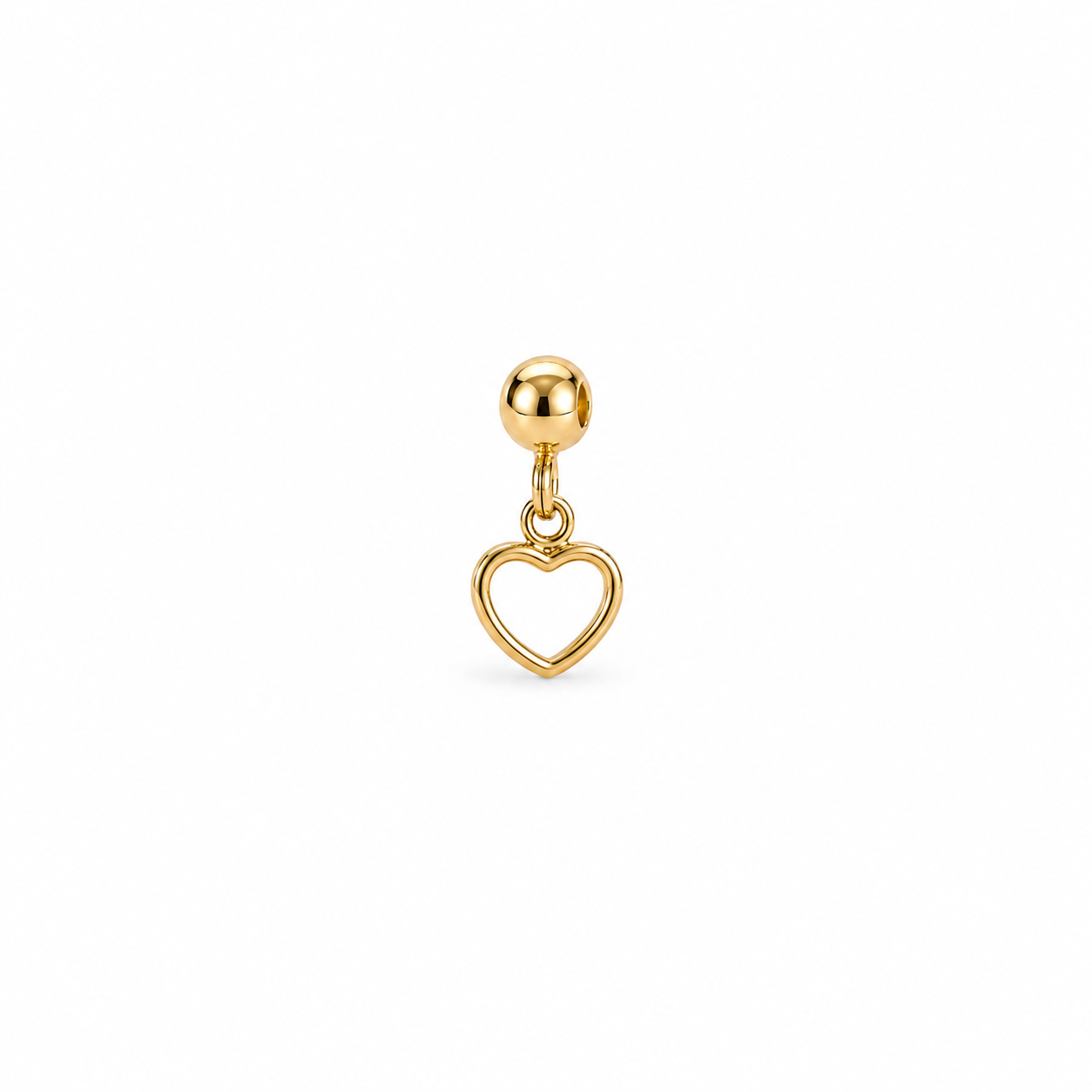 Amour Heart Signature Charm
