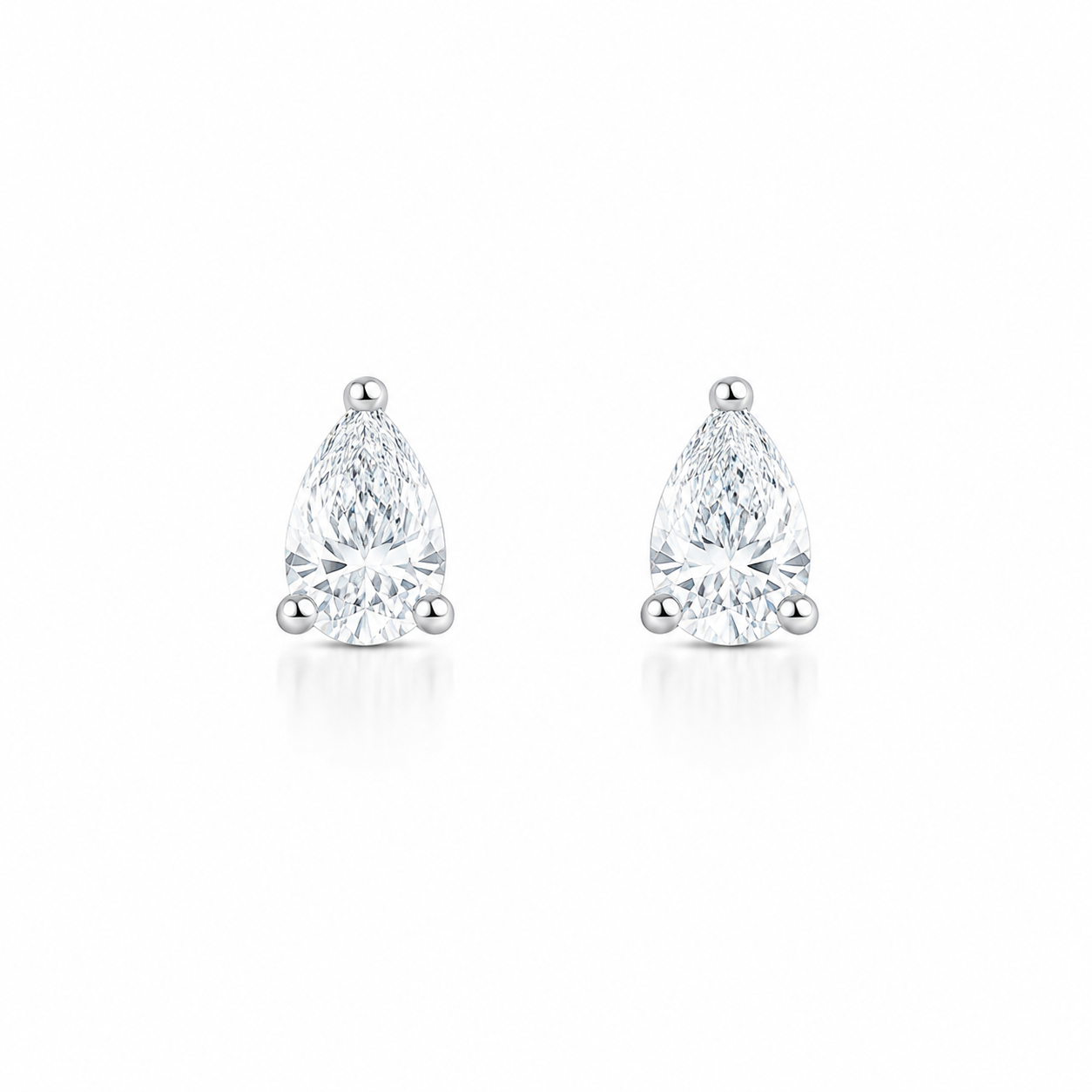 Drop Diamonds Silver  Örhängen