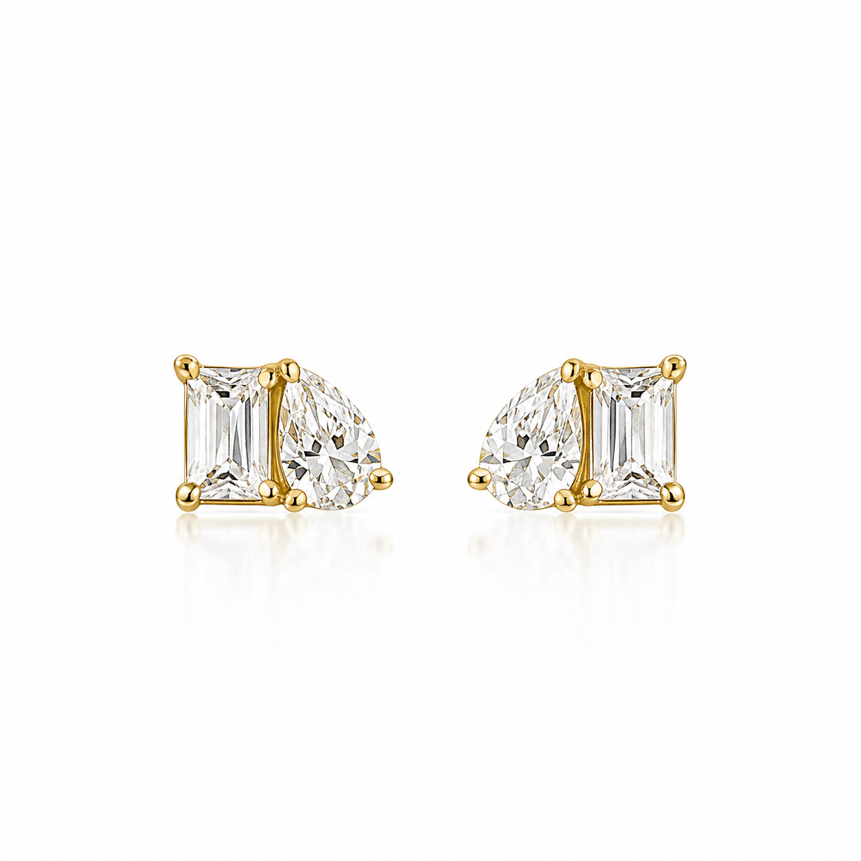Éclat Duo Studs Earrings