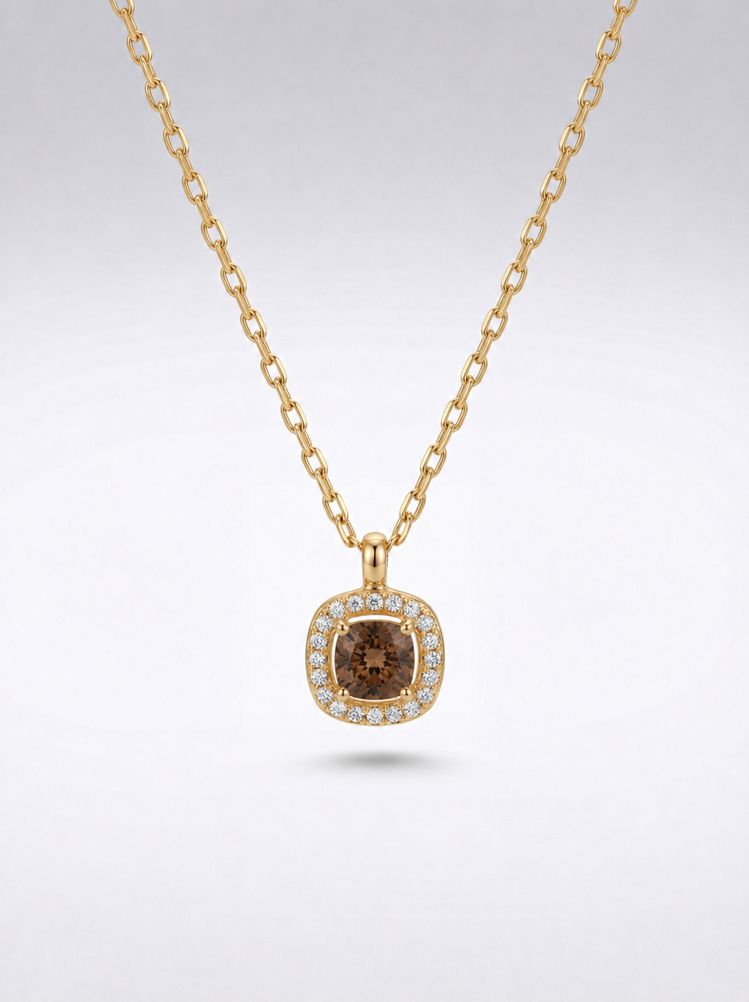 Square Diamonds Necklace