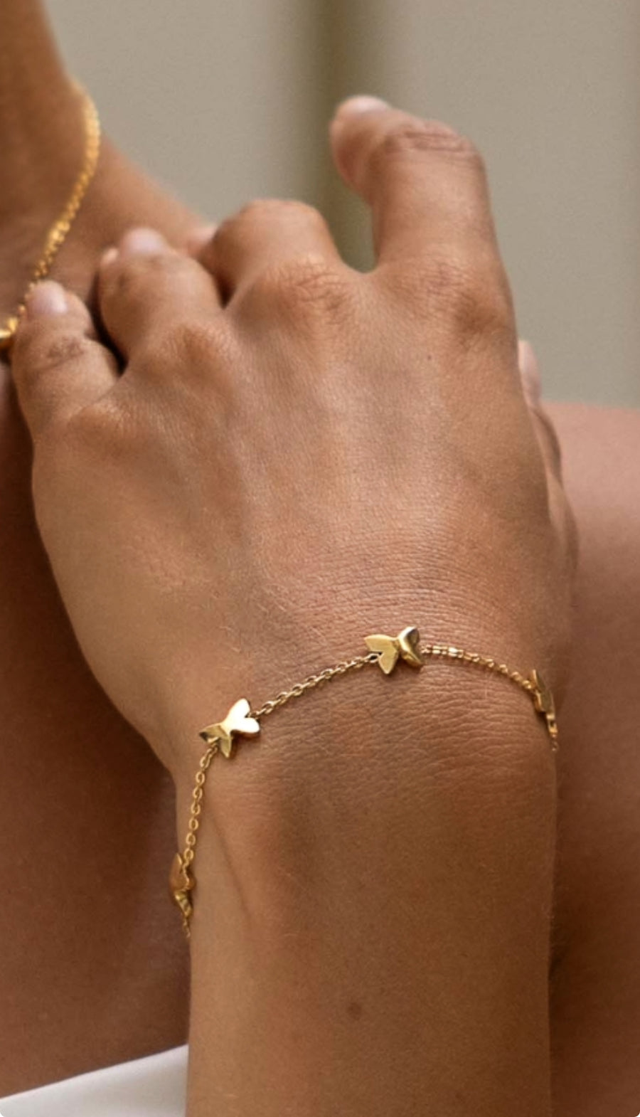 Golden Butterfly Bracelet