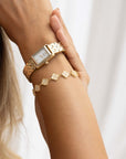 Endless Elegance Gold Pearl & Lucky Fléur Bracelet