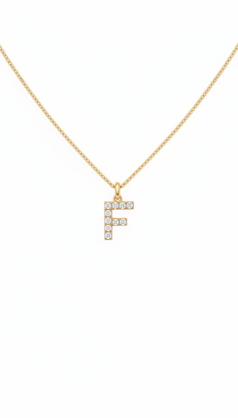 Sparkle Letter Necklace