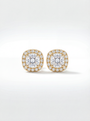 Square Diamond Earrings