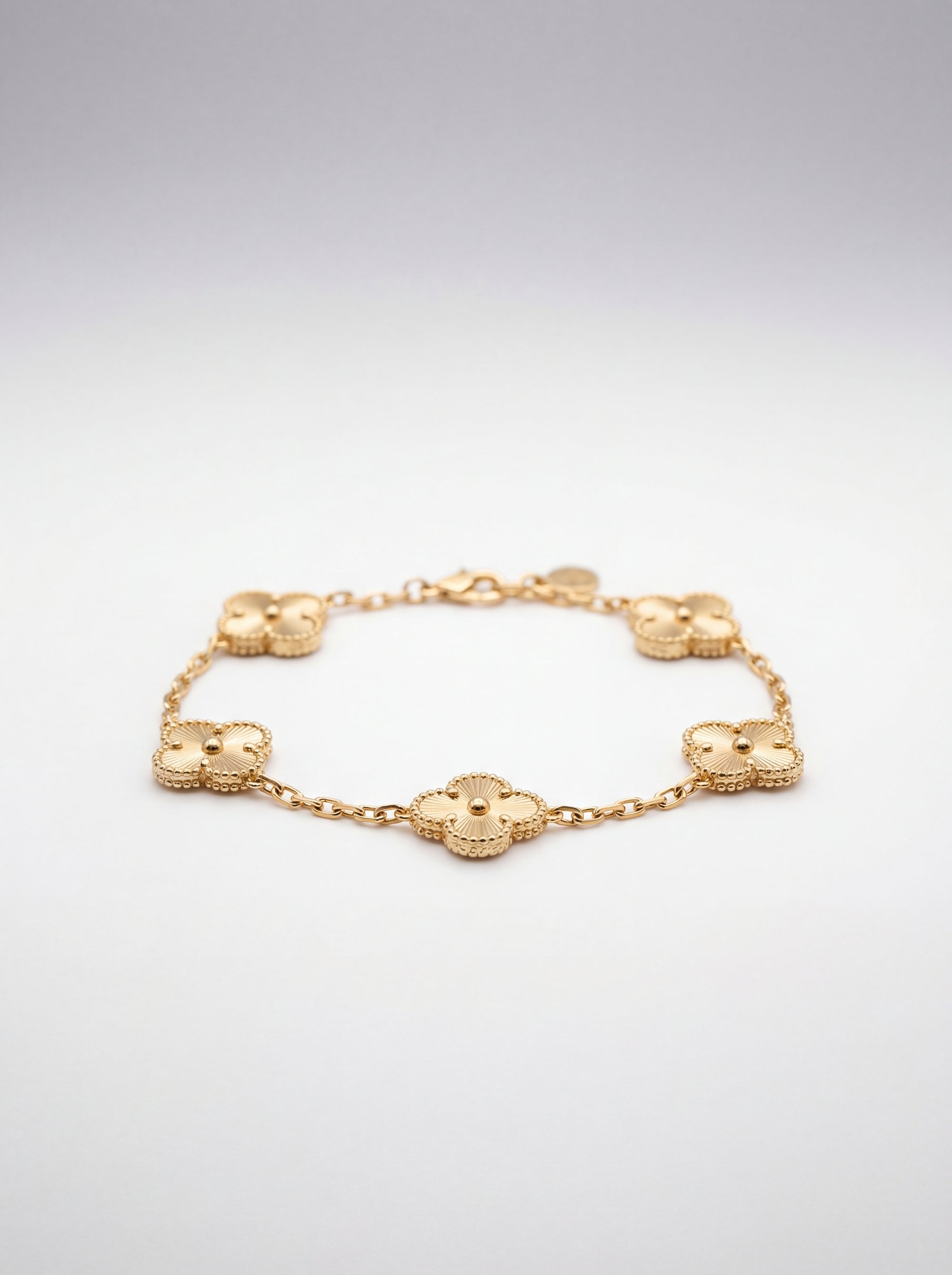 Gold On Gold Lucky Fléur Bracelet