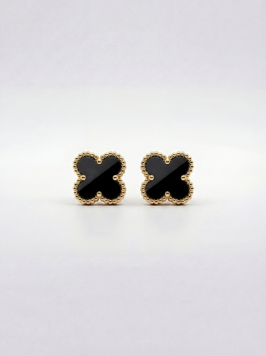 Lucky Fléur Noiré Earrings